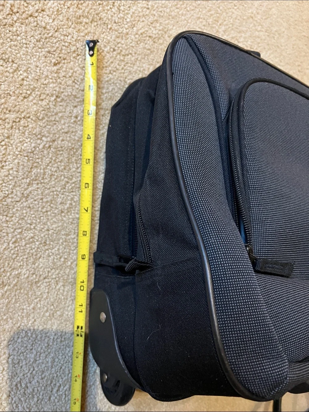 Black Pacific Coast rolling laptop bag
